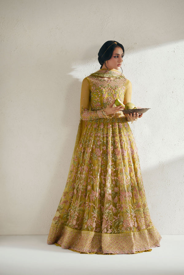 Marigold Mustard Pishwas Set