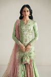Resham Mint Green Gharara Set