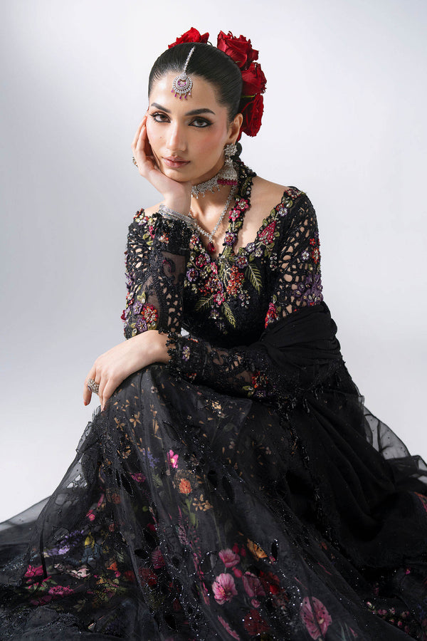 3 Piece Unstitched Embroidered Organza Suit