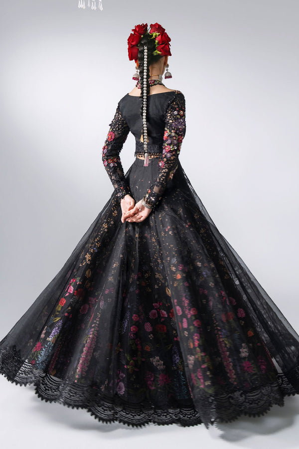 3 Piece Unstitched Embroidered Organza Suit