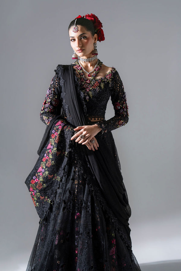 3 Piece Unstitched Embroidered Organza Suit