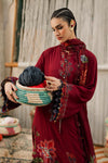 3 Piece Unstitched Embroidered Dobby Linen Suit