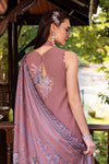 3 Piece Unstitched Embroidered Twill Linen Suit