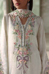 3 Piece Unstitched Embroidered Tusser Silk Suit