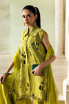 3 Piece Unstitched Embroidered Bemberg Raw Silk Suit