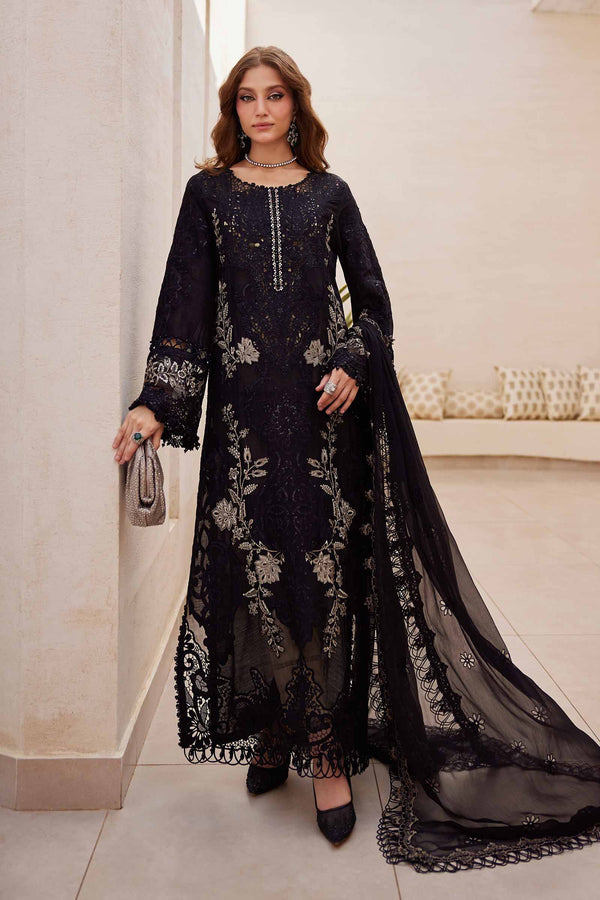 3 Piece Unstitched Embroidered Paper Cotton Suit | EID LAWN-25-03