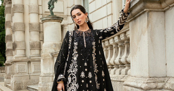 3 Piece Unstitched Embroidered Raw Silk Suit
