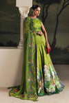 3 Piece Unstitched Embroidered Raw Silk Suit