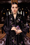 3 Piece Unstitched Embroidered Velvet Suit