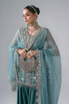 3 Piece Unstitched Embroidered Organza Suit