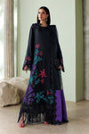 3 Piece Unstitched Embroidered Raw Silk Suit