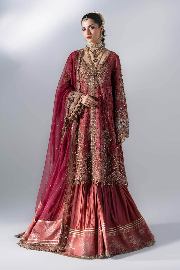 3 Piece Unstitched Embroidered Organza Suit