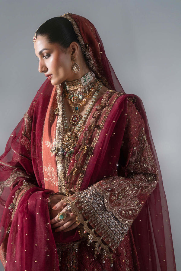 3 Piece Unstitched Embroidered Organza Suit