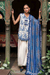 3 Piece Unstitched Embroidered Irish Linen Suit