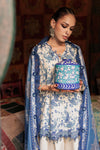 3 Piece Unstitched Embroidered Irish Linen Suit