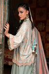 3 Piece Unstitched Embroidered Irish Linen Suit