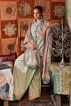 3 Piece Unstitched Embroidered Irish Linen Suit