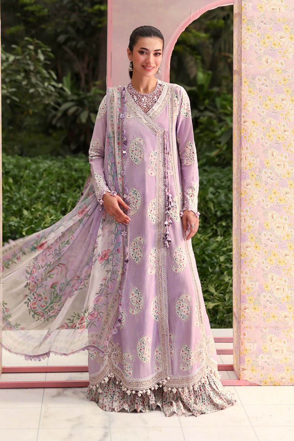 3 Piece Unstitched Embroidered Lawn Suit