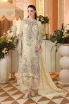 3 Piece Embroidered Chiffon Suit