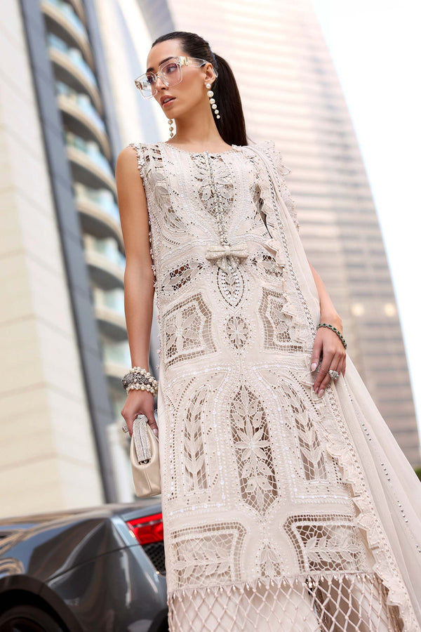 3 Piece Unstitched Embroidered Lawn Suit