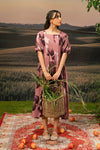 3 Pc Unstitched Embroidered Arabic Lawn Suit | MB-PFUS25-01A