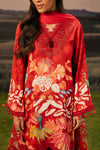3 Pc Unstitched Embroidered Arabic Lawn Suit | MB-PFUS25-05B