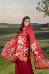 3 Pc Unstitched Embroidered Arabic Lawn Suit | MB-PFUS25-05B