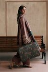 3 Pc Unstitched Embroidered Slub Khaddar Suit