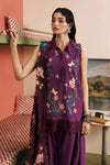 3 Pc Unstitched Embroidered Linen Suit