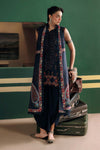 3 Pc Unstitched Embroidered Linen Suit