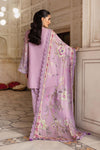 3 Pc Unstitched Embroidered Silk Cotton Net Suit