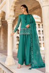 3 Pc Unstitched Embroidered Organza Suit