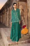 3 Pc Unstitched Embroidered Organza Suit