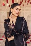 3 Pc Unstitched Embroidered Silk Cotton Net Suit