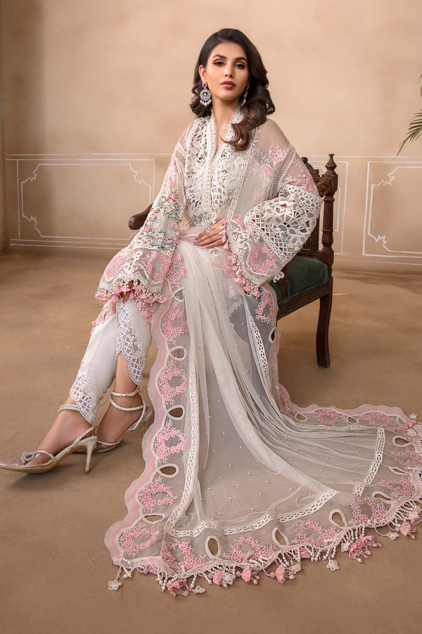 Unstitched MBROIDERED - Off White BD-2604