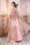 Unstitched MBROIDERED - Ash Pink (BD-2505)