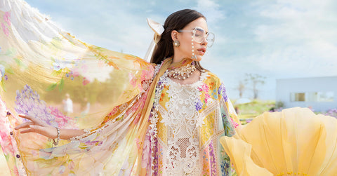 3 Piece Unstitched Printed Lawn Suit | MPT-2509-A