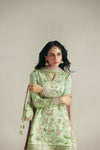 Resham Mint Green Gharara Set