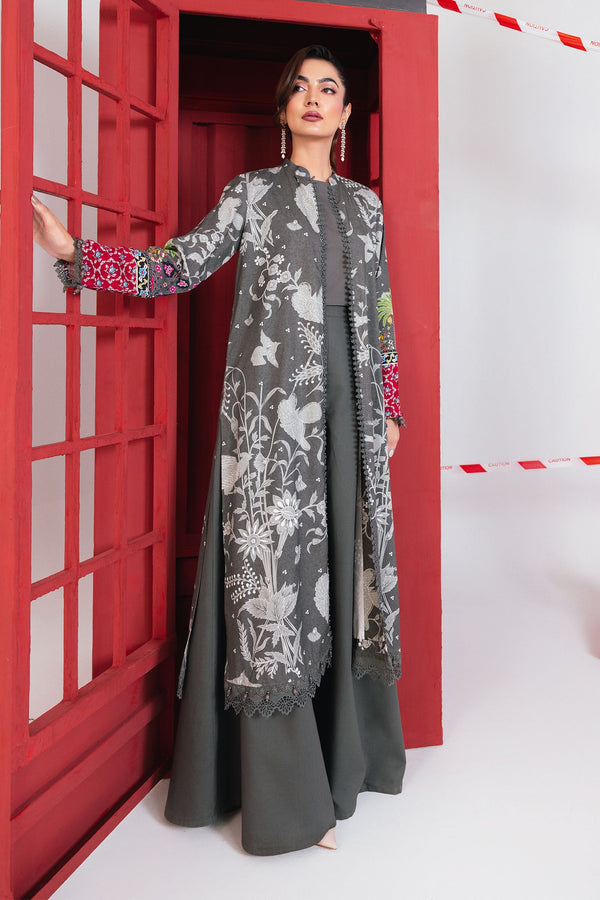 3 Pc Unstitched Printed Marina Twill Suit