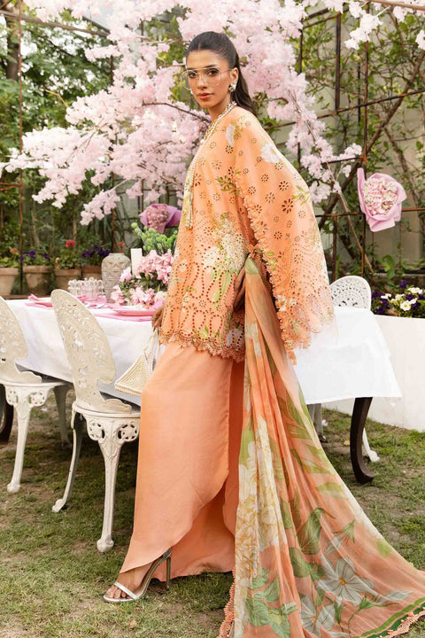 3 Piece Unstitched Embroidered Lawn Suit | MPT-2602-A