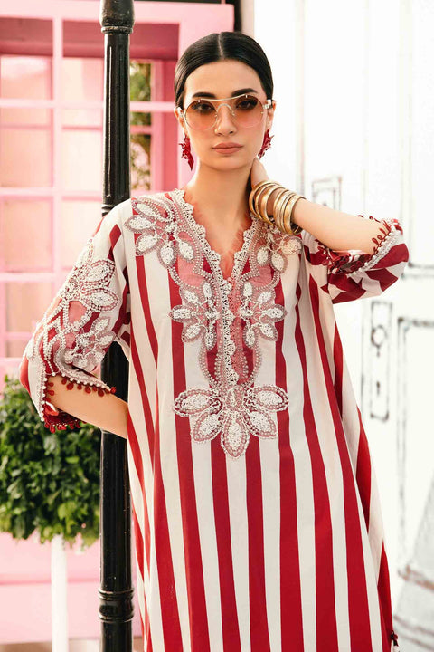 3 Piece Unstitched Embroidered Lawn Suit | MPT-2609-A