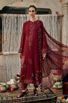 3 Piece Unstitched Embroidered Dobby Linen Suit