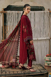 3 Piece Unstitched Embroidered Dobby Linen Suit