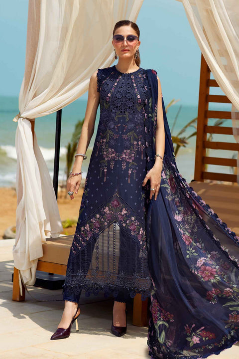 3 Piece Unstitched Embroidered Lawn Suit | EID LAWN-25-10
