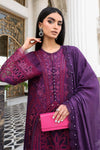 3 Piece Unstitched Embroidered Lawn Suit
