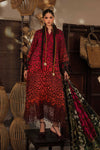 3 Piece Unstitched Embroidered Linen Suit