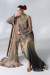3 Piece Unstitched Embroidered Chiffon Suit