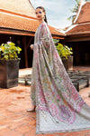 3 Piece Unstitched Embroidered Twill Linen Suit