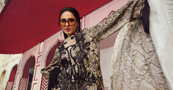 3 Piece Unstitched Embroidered Linen Suit | MPT-2702-B