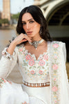 3 Piece Unstitched Embroidered Raw Silk Suit